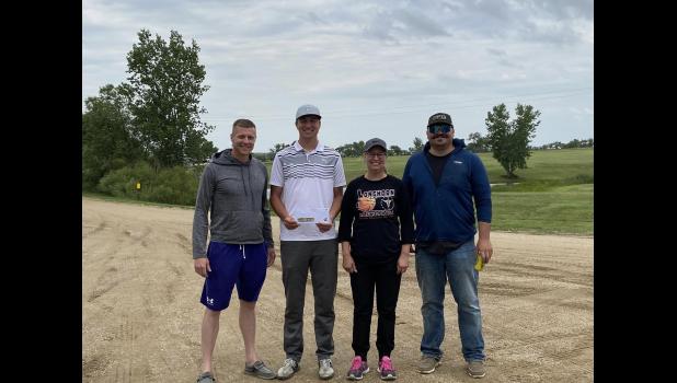 First Place ... Brad Lemmel, Tyson Selby, Melinda Selby and Brock Williams. Photo courtesy Melinda Selby