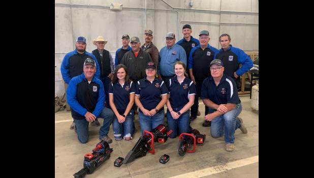 Faith Volunteer Fire Department ... pictured with new jaws of life. Courtesy Photo