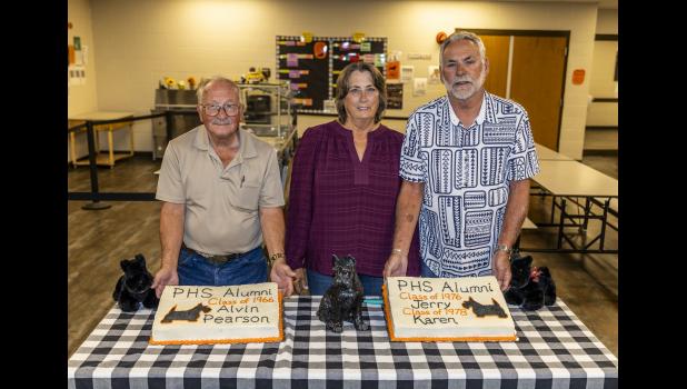 PHS Alumni Hall of Fame inductees (l to r): Alvin Pearson, Karen Kroetch, Jerry Kroetch. Deb Smith Photography