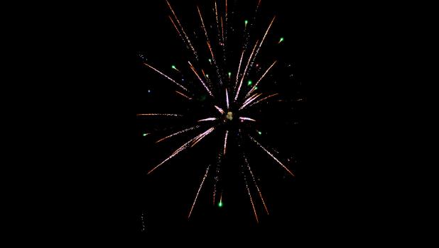Fireworks … were the perfect addition to Faith’s “Be the Light” event. Photo courtesy FHS Journalism/Yearbook