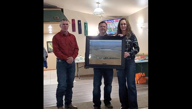 Matt & Andi Bowen of Scenic received the Farmstead award at the East Pennington banquet. Courtesy Photo