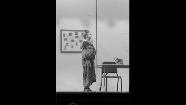 Emma Hunt as Carol BuFont. Photo by Mishayla Buchannan