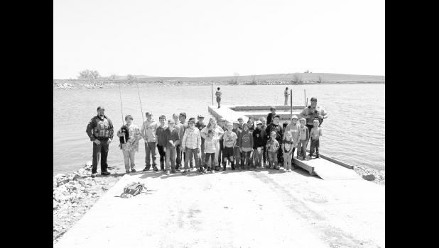 2023 fishing contest participants. Photo courtesy Murdo Area Chamber of Commerce Facebook page