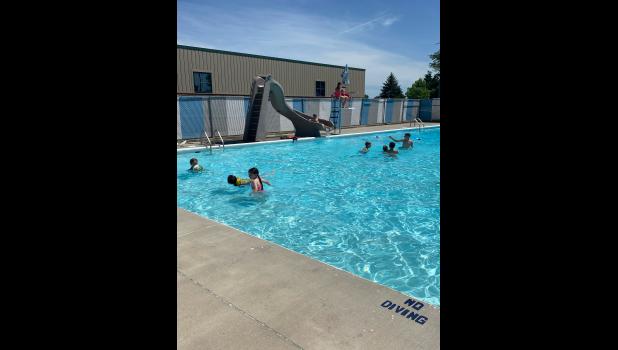 The Slide ... is a popular attraction at the City Pool. Courtesy Photo
