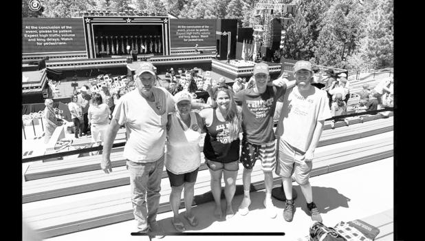 Bud and Carol Gross, Lynette and Chastin Tollakson, and Seth Geigle. Courtesy photo