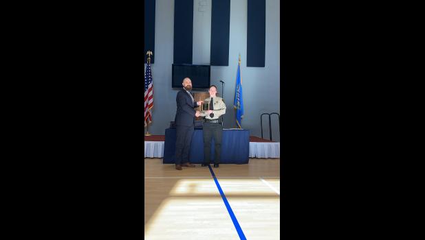 Deputy Smith won the prestigious Cohler-Williams award from the Law Enforcement Training Academy in Pierre, SD.
