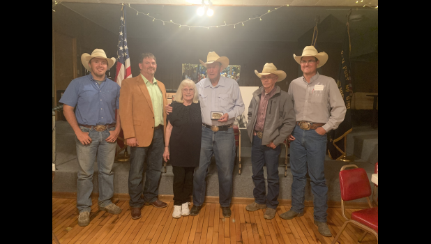 A retirement party 62 years in the works ... Mason Dietterle, Scott Vance, Iverne Holloway, Jim Holloway, Gary Vance, and Dace Harper.