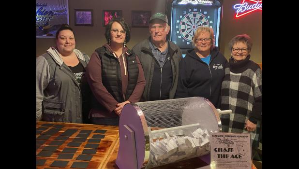 FACF board members ... Krissy Johnson, Dana Matt, Glen Haines, Kris Escott, and Linda Haines. Photo courtesy Shara Haines
