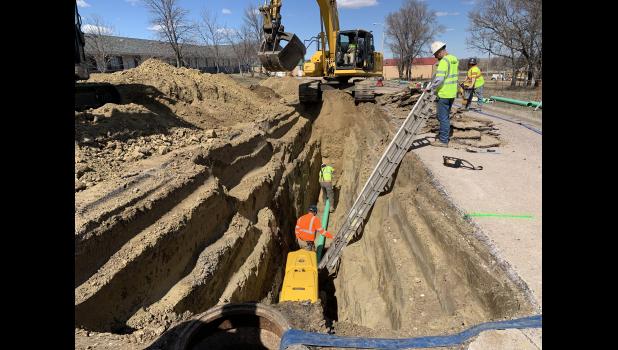 Photo courtesy Jon Collins Crew from Crow River working in front of Countryside Estates.