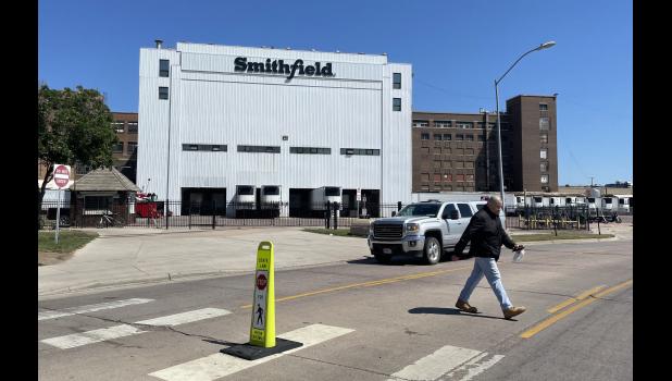 Smithfield Foods, a major pork processor and employer in Sioux Falls, was purchased by a Chinese firm in 2013. Courtesy Bart Pfankuch / South Dakota News Watch