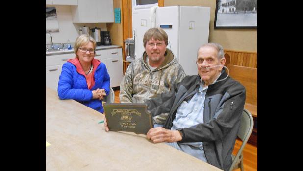 Town of Quinn board members Patty Coleman, Gary Vernon and Don Kelly.