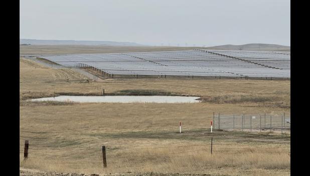 The Wild Springs Solar farm south of New Underwood, S.D., became the state's largest solar power facility when it began production in March 2024. Courtesy Bart Pfankuch / South Dakota News Watch