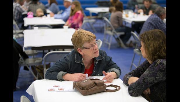 Photo by Barb Hockenbary. Brad’s mother Clarice Roghair, one of many behind the scenes coordinators of the event.