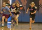 Second graders (L-R): Cayenne Bohon, Jacey Jensen, Sydnee Green, Denae Mann, Sophia McNaughton and Sunny Valburg. 