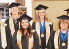 New Underwood High School Class of 2017 – back row from left are Wylie Brunson, Christian Heinrich, Clay Paulson, Brianna Philipsen, Tristan Red Leaf, Justin Rhodes, Andrew Weishaar and Cade Venhuizen; front row are Carissa Anderson, Connor Guenot, Sierra Oberlander and Cody Scott.