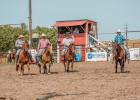 Hook Tree Trimming (LtoR): Austin Grimes, Gunner Hook, Michael Jones and Klay ODaniel during the Calcutta of the Ranch Rodeo on Saturday, July 17th. Photo Courtesy of Barbara Hockenbary