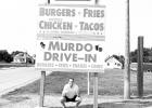 He also shot hoops at the gymnasium with Mayor David Geisler and made a quick stop at the Murdo Drive In Courtesy photo