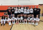 Lady Longhorn Champions ... Back row: Assistant Coach Megan Drum, Cassie Smith, Whitnie Veit, Emma Spring, Harlie Heidler, Brynlie Price, Raynee Jones, Cashley King, Shaie Veit and Head Coach Brooklyn Schauer. Front row: Melody Olugbenga, TyAnn Mortenson, RyLee Price, Jae’cyn Starr, Emilee Smith, Tandee Nelson, Ann Ulrich, Kambelle Schauer and Journey King. Photo courtesy Amie Schauer