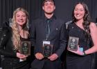 All State Student Council ... Emma Spring, Krece Halligan, and Harlie Heidler received this distinguished recognition at the State Student Council Convention last week. Photo courtesy Shawnee Geffre