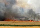 Wall Volunteer Fire Department and South Dakota Wildland Fire Officer responded to a fire on Creighton Road. Courtesy Photo