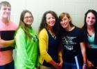 These four singers and their instructor have been practicing for weeks before they join the remaining high school students from across South Dakota for All State Chorus. From left are Nathan Nixon, Ashley Parson, instructor, Delayna Jensen, Alexandra Brace and Karlie Robertson.