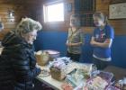 A bake sale fundraiser for the gymnastics program was held during the home games Saturday, February 10.