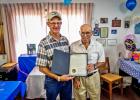 Butch Feddersen presents Bob Totton with the Governor’s Proclamation designating August 4, 2016 as “Bob Totton Day.”
