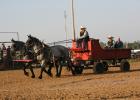 Jim Englehart gave John and Corrine a ride around the arena at the Saturday evening Rodeo. Photo courtesy of Ruth Wiechmann