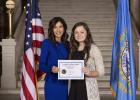 Allison Haines ... was recognized as Faith High School’s top senior for the Class of 2021. Courtesy photo