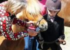 Jones County Elementary students learn to care for a pony with hands on experience.