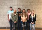 Homecoming King and Queen candidates ... Back row: Tyson Selby, Joel Gifford, and Dawson King. Front row: Kenley Day, Aiyana Byrd, and Ariah Engel. Photo courtesy Dianne Hellekson