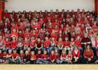 Tuesday was “Red Day” for the Red Ribbon Week picture(everyone was encouraged to wear red). Photo courtesy Alison Grueb
