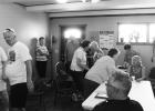 People from all over came together for a Retirement Party for Forrest “Woody” Davis thanking him for 22 years of service to the City of Kadoka.