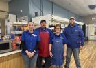 New smiling faces at Lynn’s ... Christina Sullivan, Justin LeBau, Diane Fees - Assistant Manager and Zach Nelson - Manager. Courtesy Photo