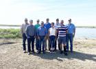Shown above left to right: Derek Nisly, RC Scull, Joe Hockett, John Schmidt, Lander Legge, Paula Vachal, Seth Haigh, Jason Jungwirth and Roy Boschee. Jenny Leibel
