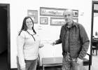 Ashley Geigle, Murdo Economic Development Director, and Jim Butt of the Jones County Community Foundation. Courtesy Photo