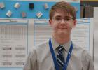 Louis Rancour, a sophomore from Wall High School in South Dakota, took home the top honors at this year’s High Plains Regional Science and Engineering Fair held at South Dakota Mines 37 years after his dad won the same top honors at this event. Photo Courtesy of School of Mines