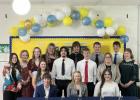 Back row: Grace Holzer, Ivy Aufdenkamp, Alix fines, Olivia Seidel, Rylee Veal, Corbin Seidel, Colt Kopren. Middle row: Ethney Simmons, Eugenio Martinez, Kyle Stadler, Kimber Hulm, Cheyenne Hendrickson. Front row: Josh Cook, Maddie Hulm, Abby Thompson.