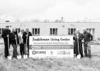 Key donors were present in May of 2020 to break ground on the upcoming Scotchman Living Center and Kris and Evelyn Paulson Family Memory Care Center in Philip. From left: Jerry Kroetch, Karen Kroetch, Barb Rislov, Gerry Rislov, DeMaris Nesheim and Erv Nesheim. Courtesy photo Chelsea Tobin, Pioneer Review