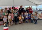 Wall Celebration’s Stick Horse Rodeo was held under the big tent downtown Wall, SD. Around 30 cowboys and cowgirls from Wall, Quinn, Wasta, Creighton, Rapid City, Yankton, SD, and Moorcroft, WY participated in the fun event. Entertainment for the Wall Celebration PRCA Rodeo Trick Roper; Rider Kiesner, Trick Rider; Bethany Iles, Barrel and Clown man; Justin Rumpford, Queens; Miss Rodeo SD; Morgan Erickson, Teen Miss Rideo SD; Bailey Feistner, and Jackrabbit Stampede Ambassador; Elle Pieper were available signing autographs for the event. Courtesy Photo