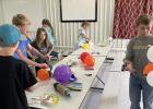 Students enjoying learning all about science. Photo courtesy of Bison School