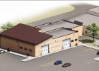 An artist’s rendition of the plans for the CTE facility slated for completion before classes commence in August 2024. The school offers two programs to students that prepare them for a career in information technology or agriculture, both of which prepare students for local employment opportunities. Courtesy Wall School District