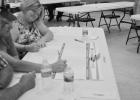 Members of the community lay out their ideas, and vision for the future of Wall at the Community Visioning Meeting.